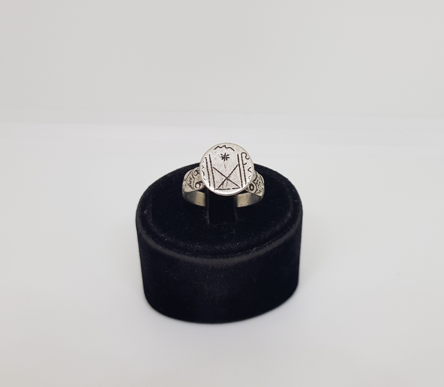 OSMANLI DÖNEMİ OĞUZ TÜRKLERİ BEĞDİLİ BOYUNA AİT ÇOK NADİR GÜMÜŞ YÜZÜK