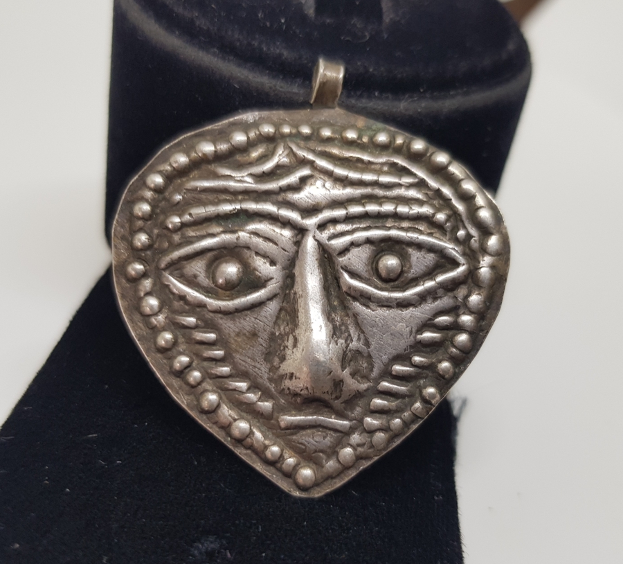 OSMANLI DÖNEMİ TEKKE İŞİ GÜMÜŞ KOLYE UCU