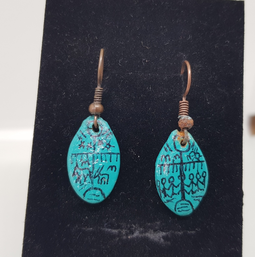 SANATÇI İŞİ KABAK ÇEKİRDEĞİ KÜPE