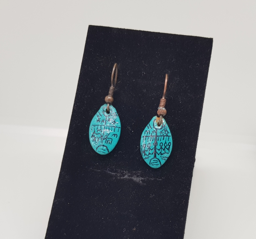 SANATÇI İŞİ KABAK ÇEKİRDEĞİ KÜPE