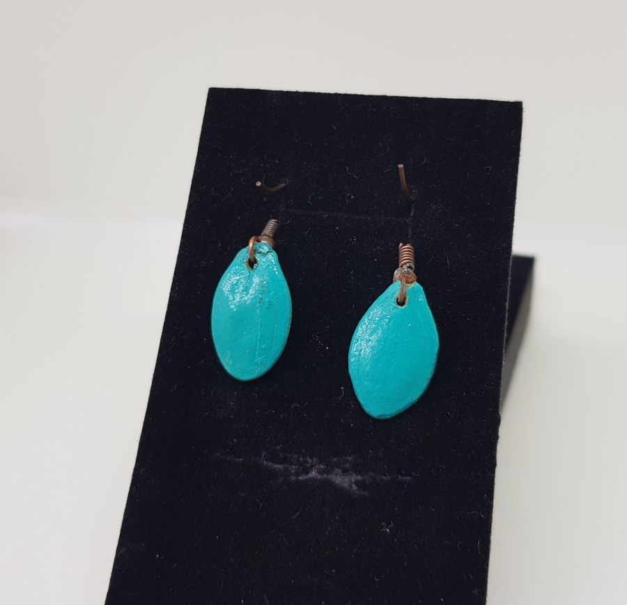 SANATÇI İŞİ KABAK ÇEKİRDEĞİ KÜPE