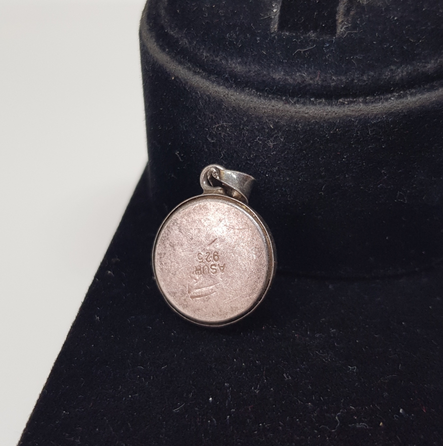 GÜMÜŞ CEVŞEN KOLYE UCU