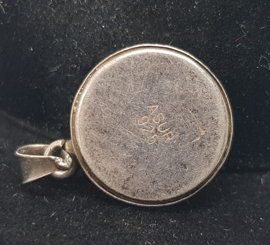 GÜMÜŞ CEVŞEN KOLYE UCU