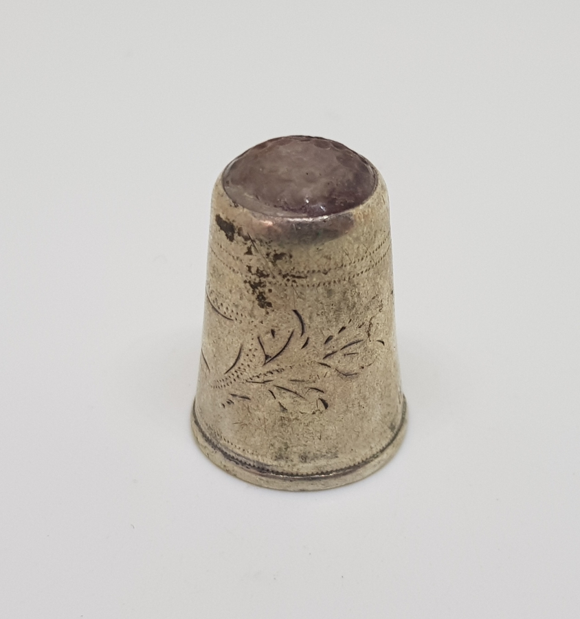 OSMANLI DÖNEMİ OPAL TAŞLI GÜMÜŞ TERZİ YÜKSÜĞÜ