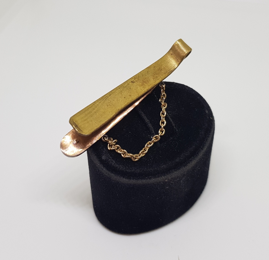 OLTU TAŞLI ANTİKA ALTIN KRAVAT İĞNESİ