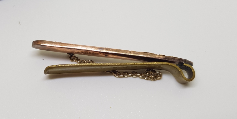 OLTU TAŞLI ANTİKA ALTIN KRAVAT İĞNESİ