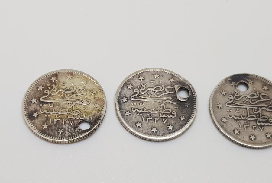 SULTAN MEHMED REŞAD DÖNEMİ GÜMÜŞ 2 KURUŞLAR