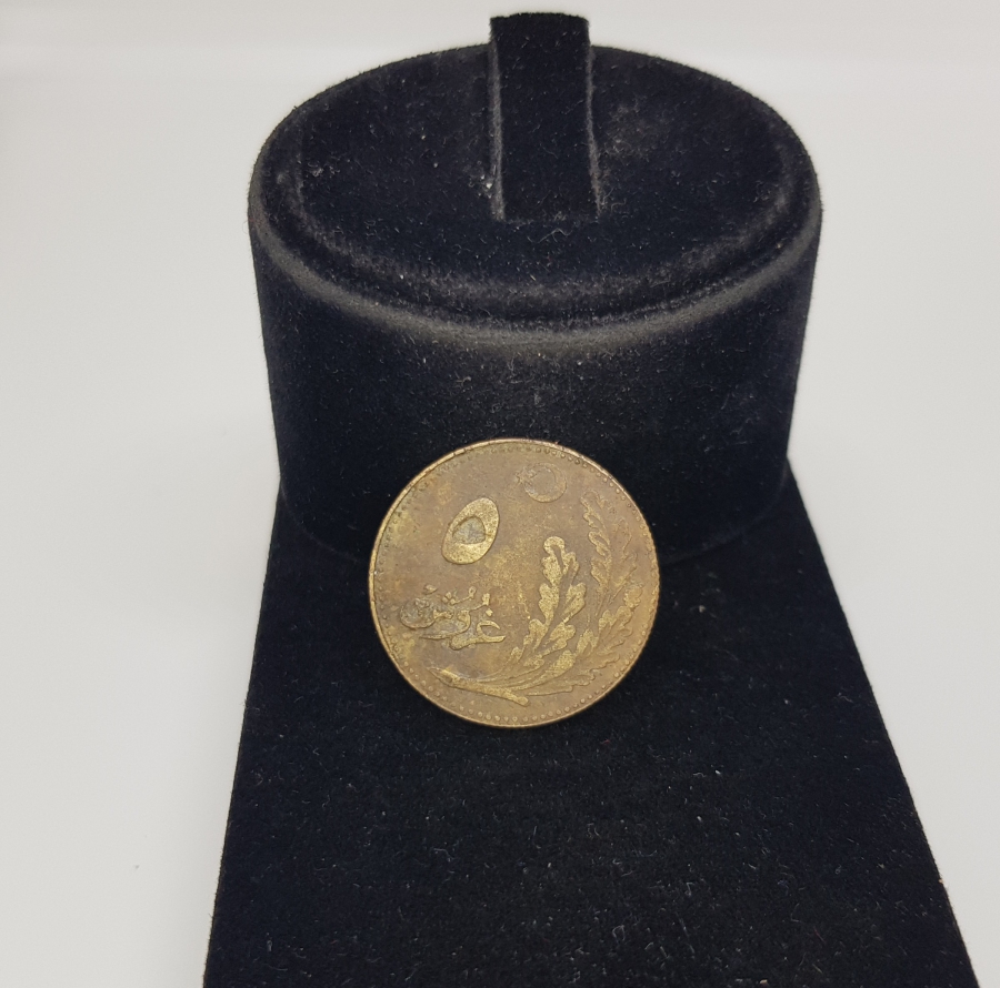 OSMANLICA YAZILI TÜRKİYE CUMHURİYETİ'NİN İLK 5 KURUŞU