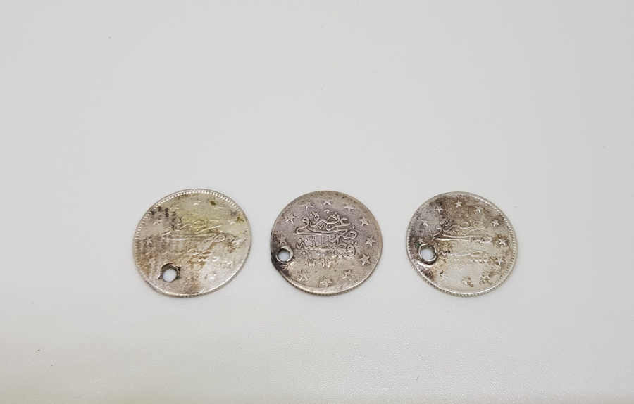 SULTAN ABDÜLHAMİD HAN DÖNEMİ GÜMÜŞ 2 KURUŞLAR