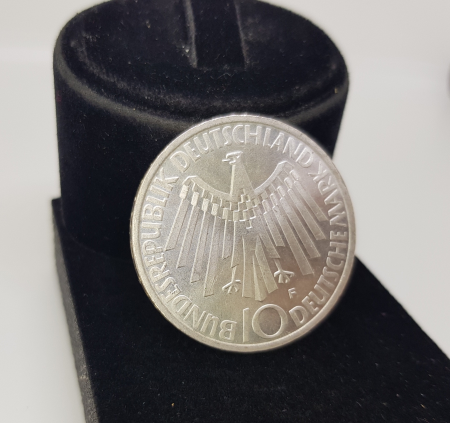 1972 BERLİN OLİMPİYATLARI HATIRA GÜMÜŞ 10 MARK