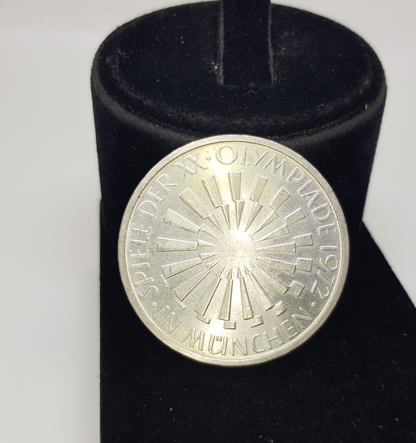 1972 BERLİN OLİMPİYATLARI HATIRA GÜMÜŞ 10 MARK