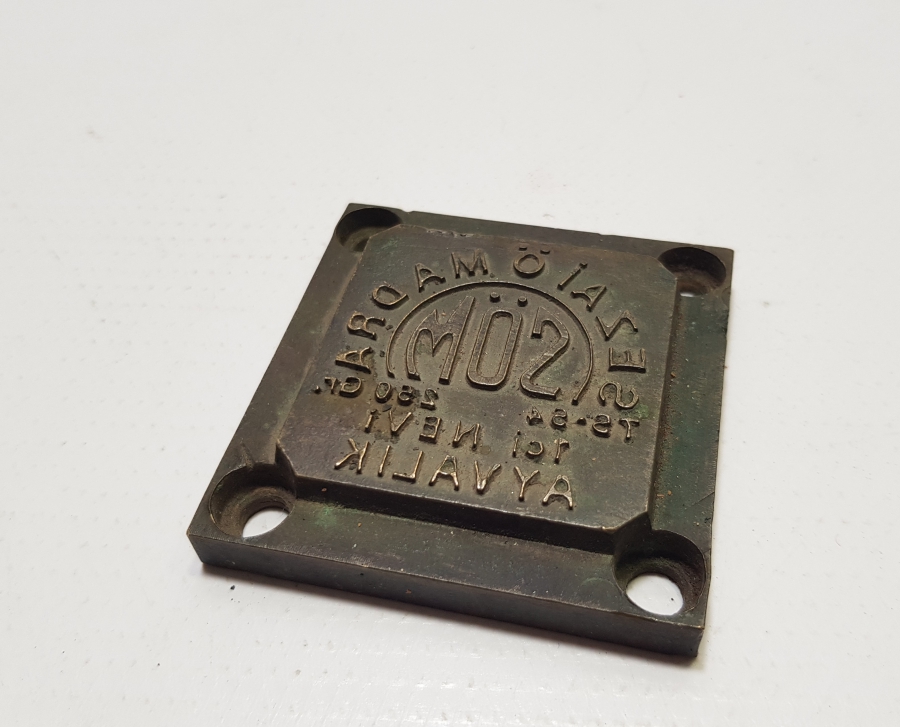 ANTİKA SEZAİ ÖMER MADRA SABUN KALIBI KLİŞESİ