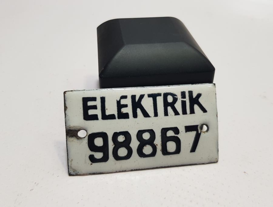 ANTİKA EMAYE ELEKTRİK TABELASI