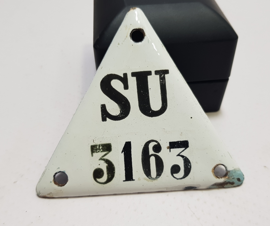 ANTİKA EMAYE SU TABELASI