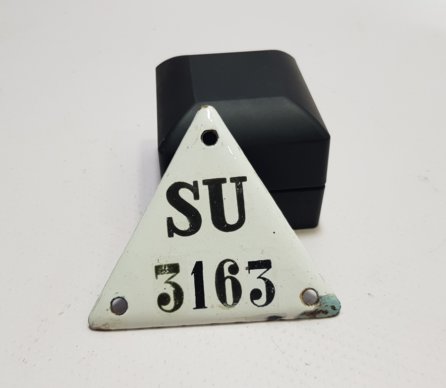 ANTİKA EMAYE SU TABELASI