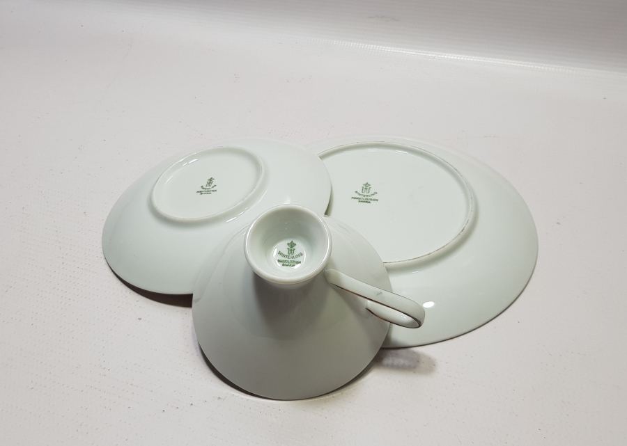 ALTIN VARAKLI BAVARIA TRİO ÇAY - KAHVE TAKIMI