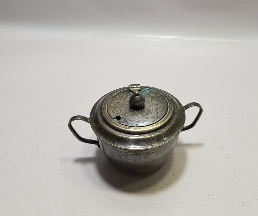 ANTİKA GÜMÜŞ KAPLAMA ŞEKERLİK