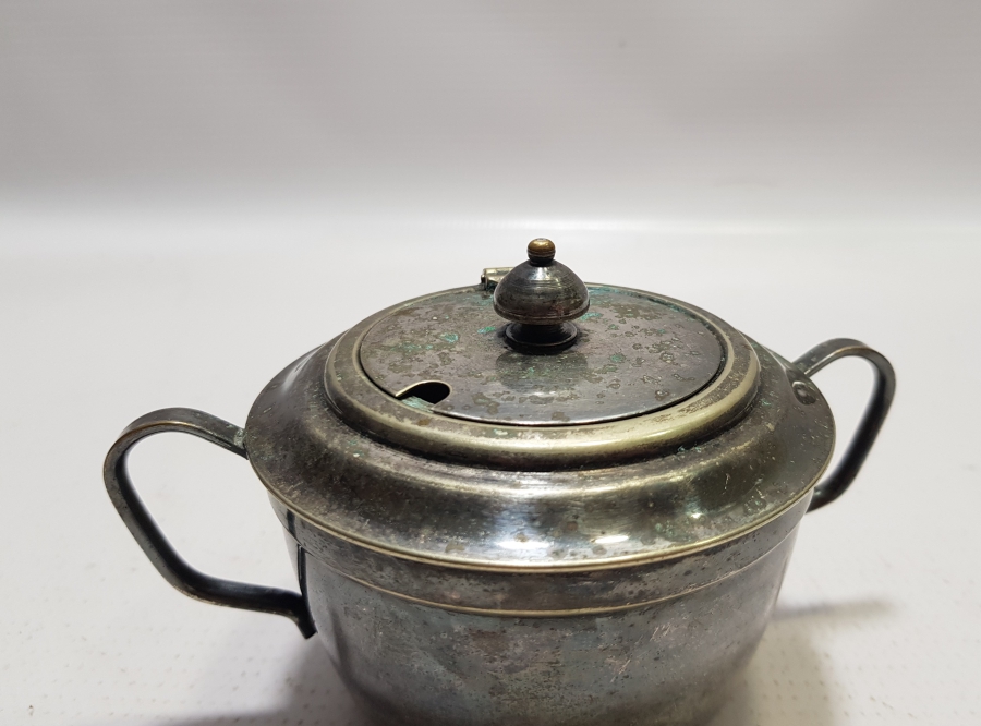 ANTİKA GÜMÜŞ KAPLAMA ŞEKERLİK