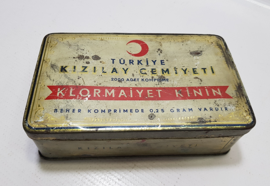 TÜRKİYE KIZILAY CEMİYETİ KLORMAİYET KİNİN KUTUSU