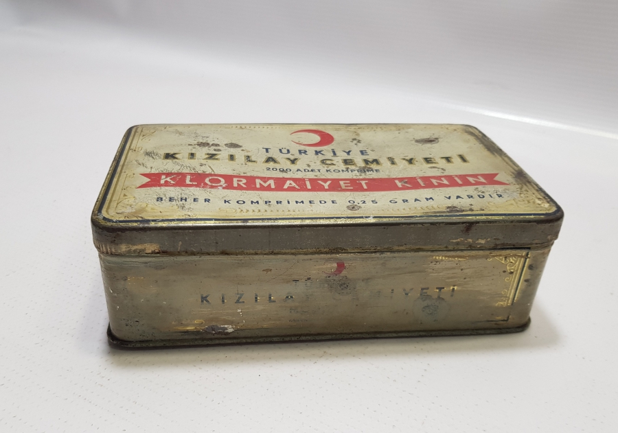 TÜRKİYE KIZILAY CEMİYETİ KLORMAİYET KİNİN KUTUSU