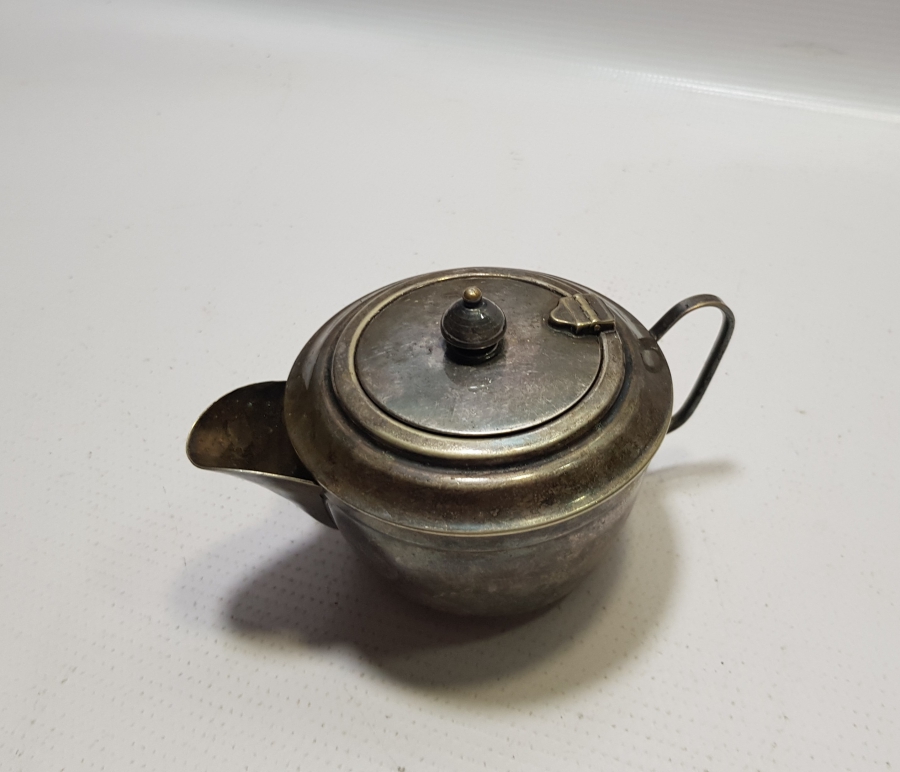 ANTİKA GÜMÜŞ KAPLAMA SÜTLÜK