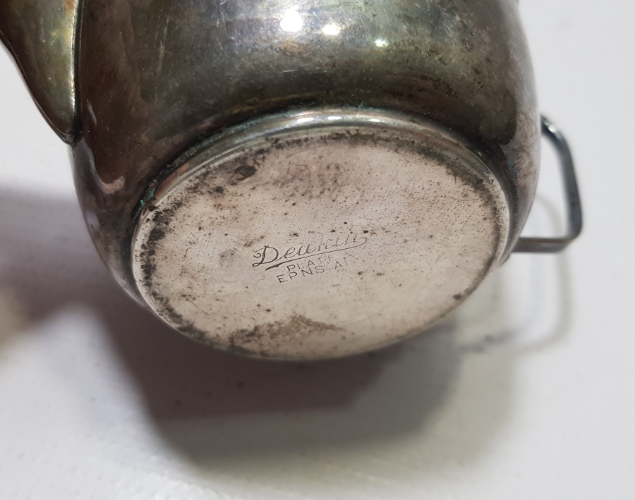 ANTİKA GÜMÜŞ KAPLAMA SÜTLÜK