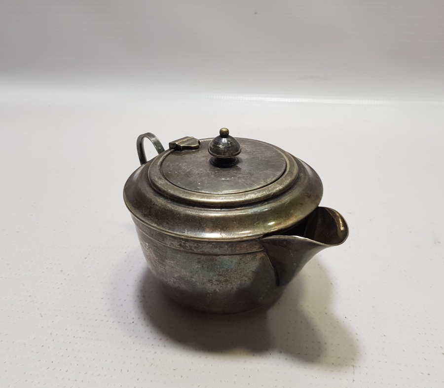 ANTİKA GÜMÜŞ KAPLAMA SÜTLÜK