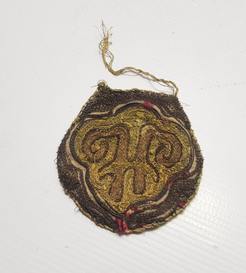 OSMANLI DÖNEMİ SUZANİ İŞÇİLİKLİ PARA KESESİ