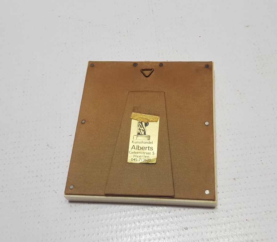 1850'LERDEN FİL DİŞİ ÇERÇEVELİ EL YAPIMI RESİM