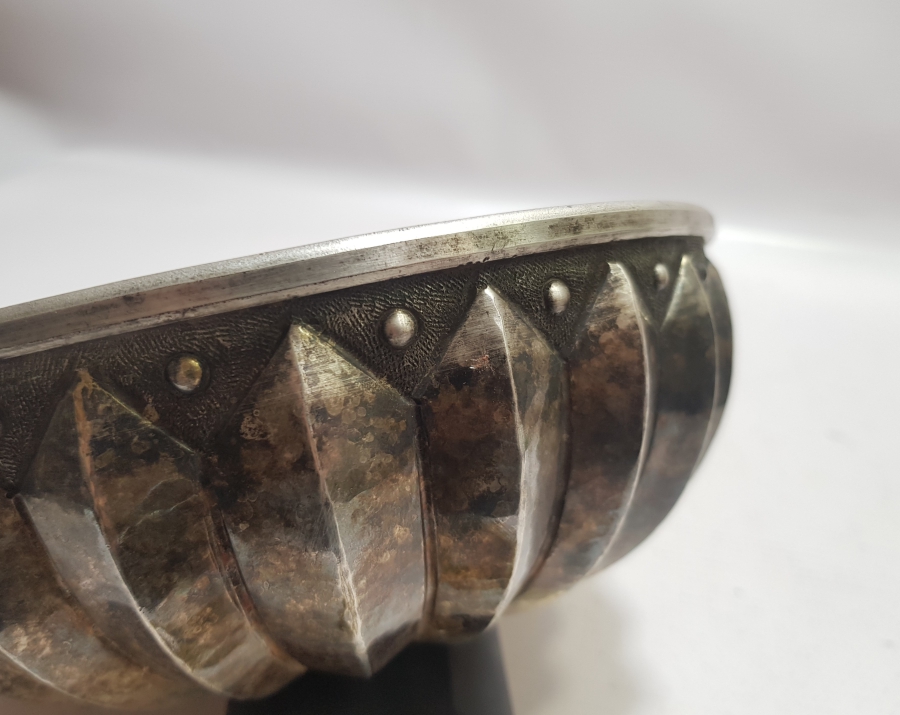 OSMANLI DÖNEMİ ESERİ İSTANBUL GÜMÜŞ KAPLAMA HAMAM TASI