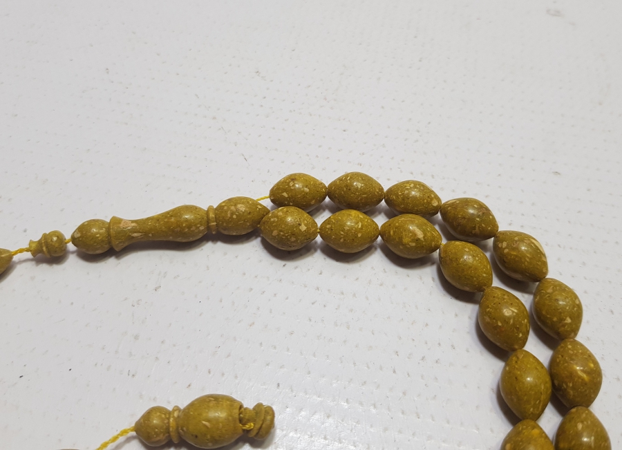 ÇOK NADİR USTA İŞİ ZENCEFİL TESPİH