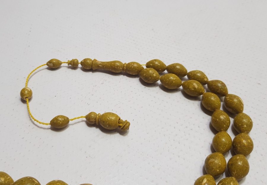 ÇOK NADİR USTA İŞİ ZENCEFİL TESPİH