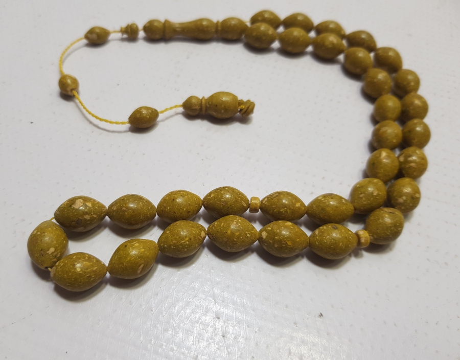 ÇOK NADİR USTA İŞİ ZENCEFİL TESPİH