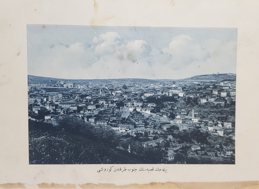 OSMANLICA GRAVÜR: BİLECİK UMUMİ MANZARASI