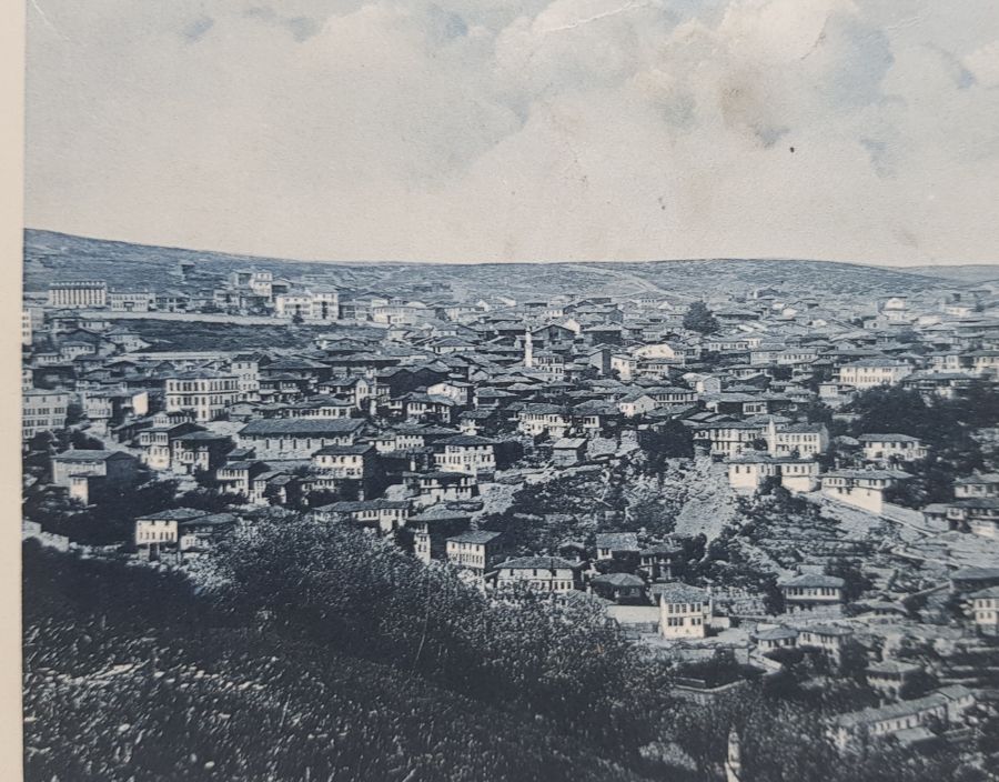 OSMANLICA GRAVÜR: BİLECİK UMUMİ MANZARASI