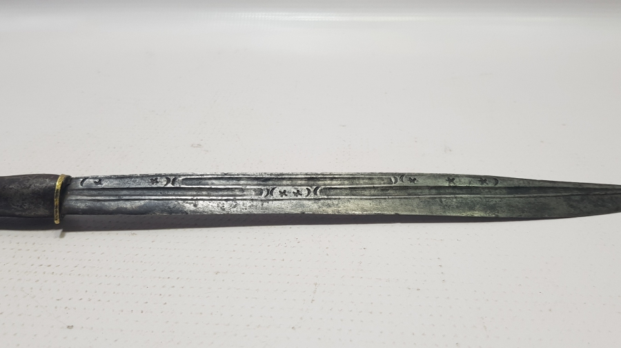 OSMANLI DÖNEMİ ÜZERİ AY YILDIZLI KÜLHANBEYİ ÇİZME KAMASI