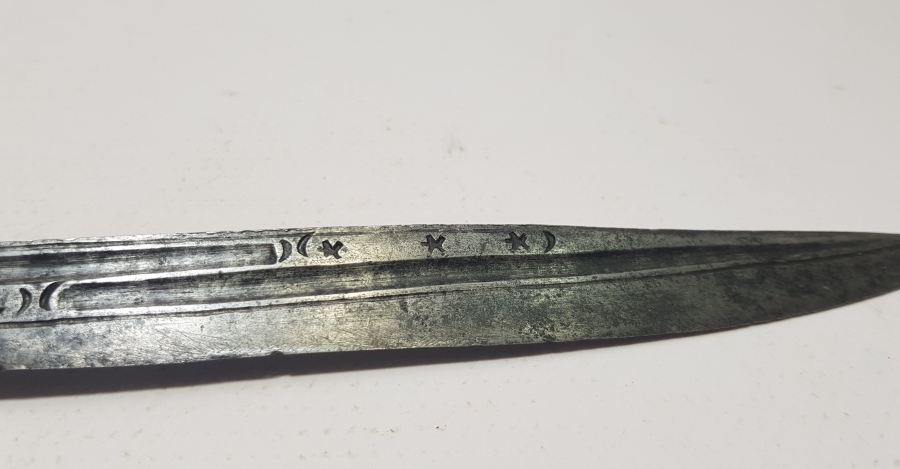 OSMANLI DÖNEMİ ÜZERİ AY YILDIZLI KÜLHANBEYİ ÇİZME KAMASI