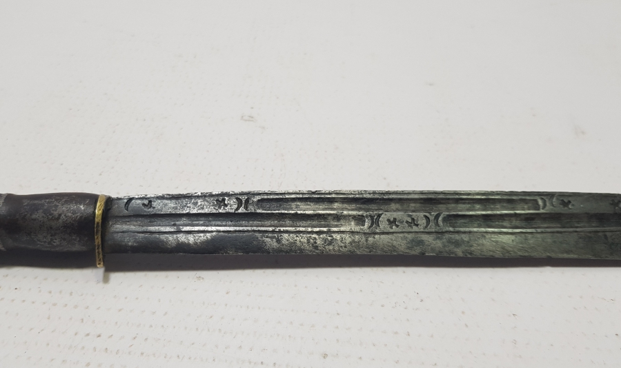 OSMANLI DÖNEMİ ÜZERİ AY YILDIZLI KÜLHANBEYİ ÇİZME KAMASI