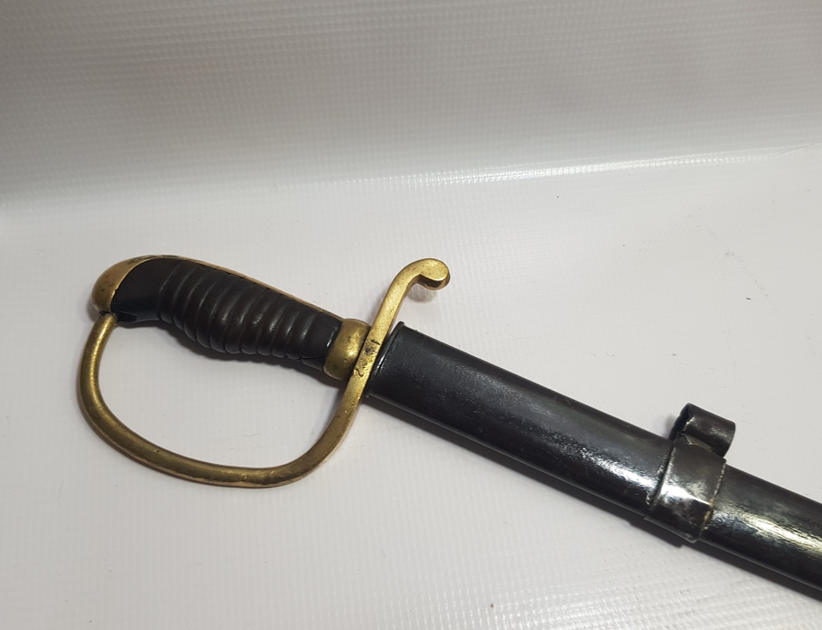 OSMANLI DÖNEMİ ALLAH BİZİMLE YAZILI TOPÇU SUBAY KILICI