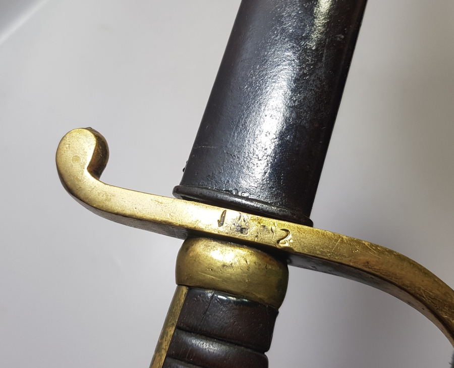 OSMANLI DÖNEMİ ALLAH BİZİMLE YAZILI TOPÇU SUBAY KILICI