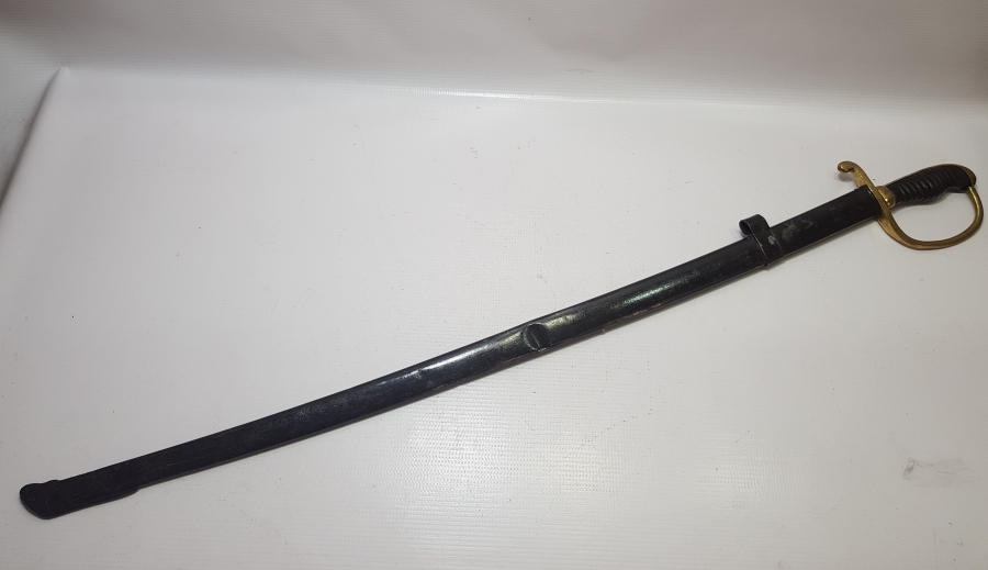 OSMANLI DÖNEMİ ALLAH BİZİMLE YAZILI TOPÇU SUBAY KILICI