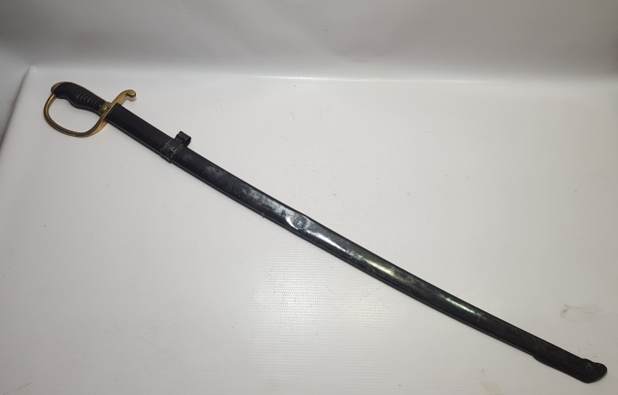 OSMANLI DÖNEMİ ALLAH BİZİMLE YAZILI TOPÇU SUBAY KILICI