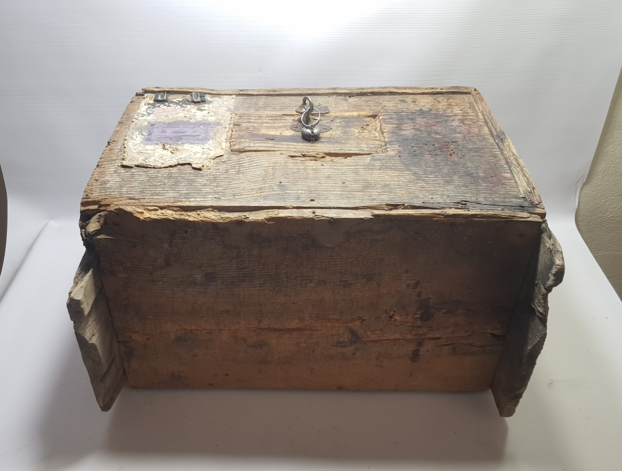 OSMANLI DÖNEMİ KİLİS RÜŞDİYESİ YAZILI ÇOK NADİR SANDIK