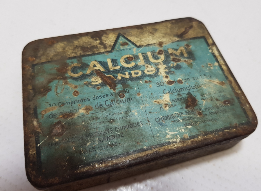 ECZA TARİHİ - CALCIUM SANDOZ İLAÇ KUTUSU