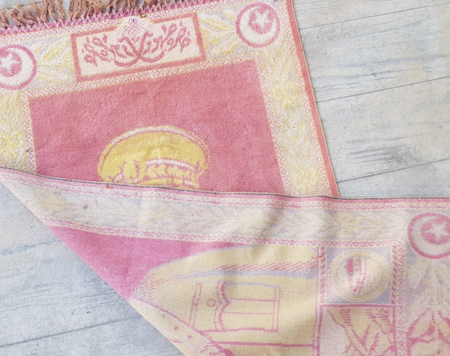 OSMANLICA YAZILI ÇOK NADİR ATATÜRK DUVAR HALISI