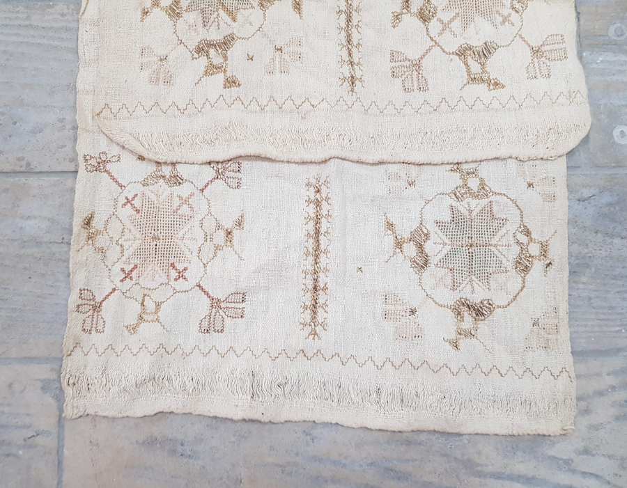 OSMANLI DÖNEMİ RUM İŞİ TELKIRMA VE HESAP İŞÇİLİKLİ NADİR YAĞLIK