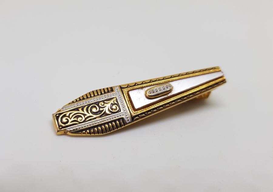 ANTİKA TOLEDO ALTIN KAPLAMA KRAVAT İĞNESİ