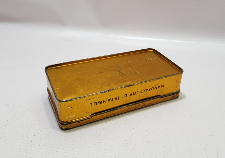 TÜRKİYE İNHİSARLAR İDARESİ TENEKE SİGARA KUTUSU