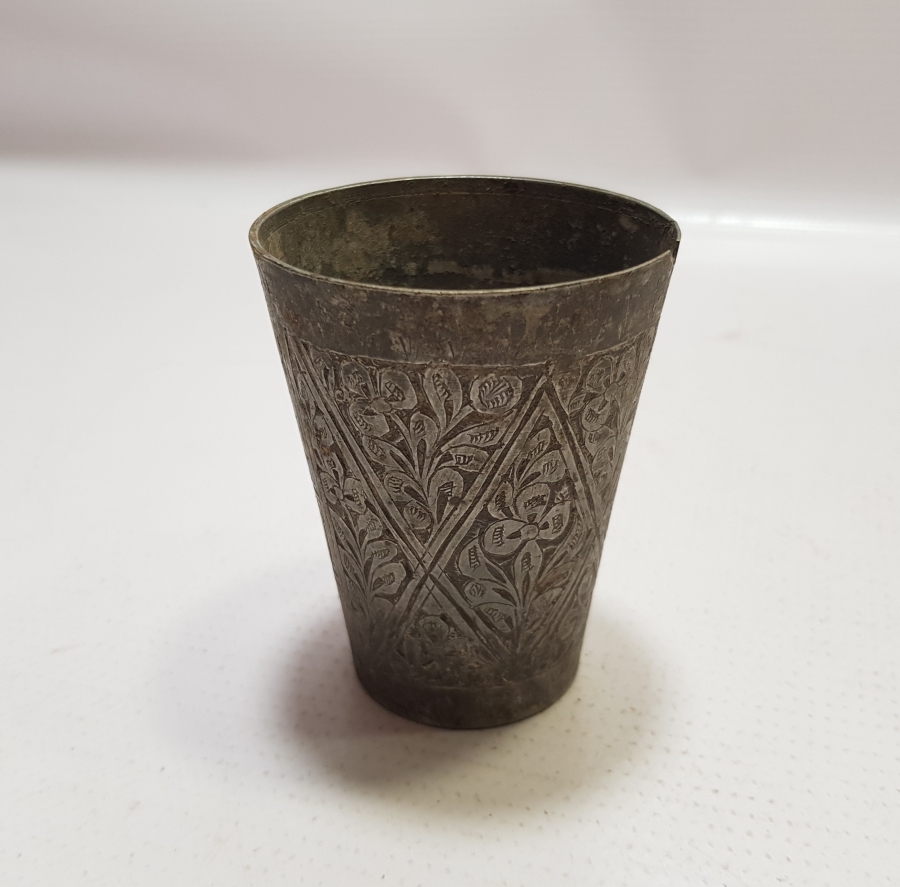 OSMANLI DÖNEMİ İSTANBUL İŞİ MEDİNE İ MÜNEVVERE YAZILI BARDAK