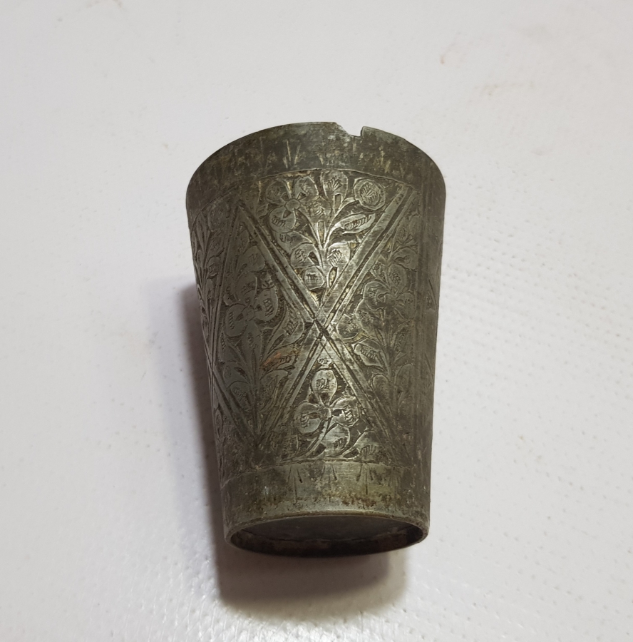 OSMANLI DÖNEMİ İSTANBUL İŞİ MEDİNE İ MÜNEVVERE YAZILI BARDAK